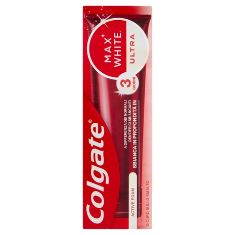 Colgate dentifricio sbiancante Max White Ultra Active Foam 50 ml